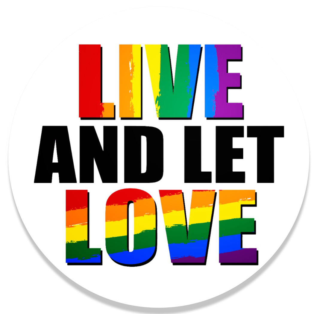 Live and Let Love Pin