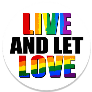 Live and Let Love Pin